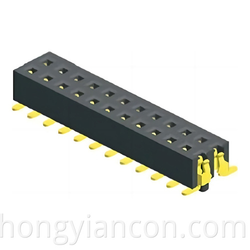 0 8mm Female Header Dual Row Smt Type